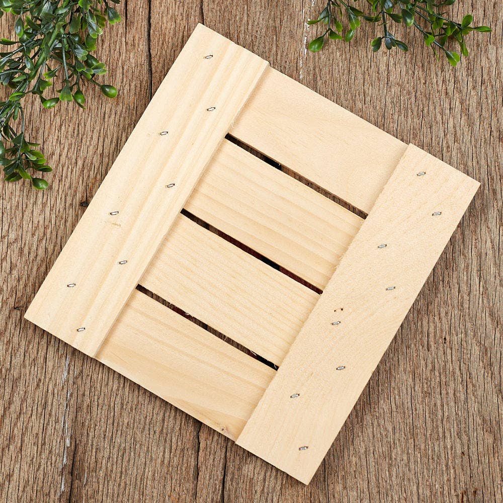 Factory Direct Craft – wholesale Sign – 8-1/2" x 8" -  Unfinished Wood Pallet Sign 1