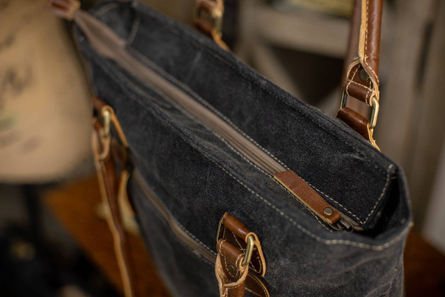 TAKENYA - Wholesale Tote Bag - Women's - Mountains Recycled Canvas Tote6