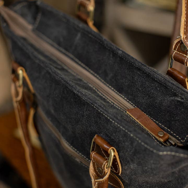 TAKENYA - Wholesale Tote Bag - Women's - Mountains Recycled Canvas Tote6