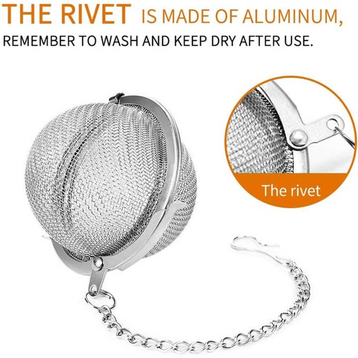 Tsyware - Wholesale Tea Strainer/Infuser - Tea Ball Strainer Stainless Steel Tea Balls 2.1 Inch Infuser