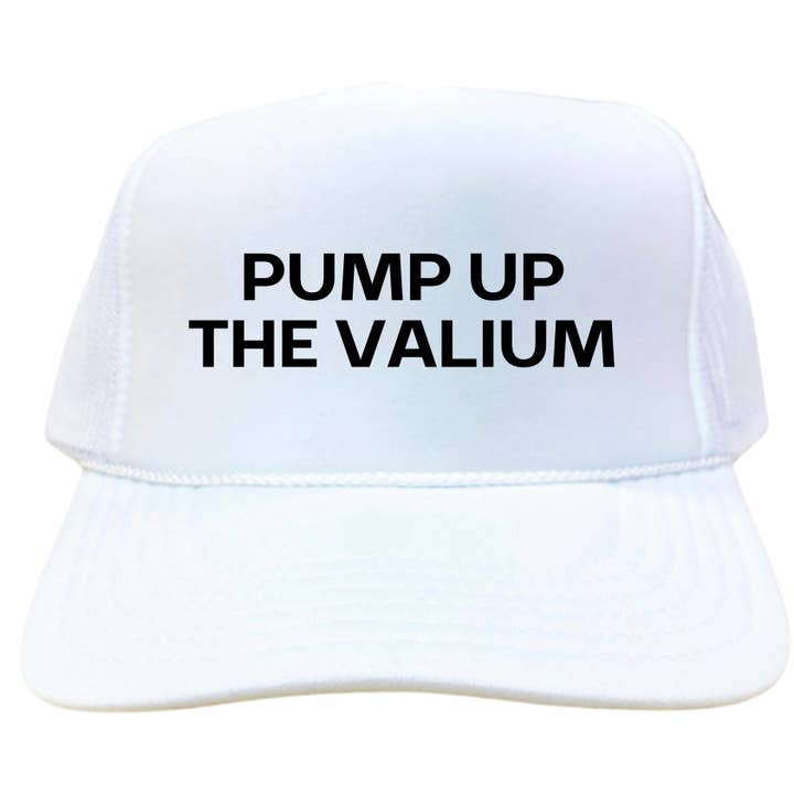 Inappropriate Trucker Hats – wholesale Trucker hat – Women’s – Pump Up The Valium Trucker Hat0