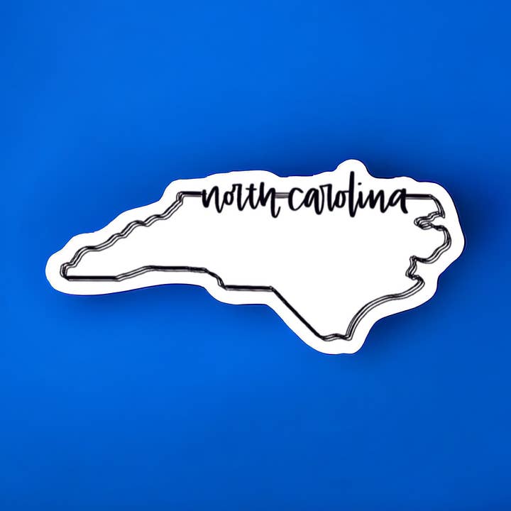 North Carolina Stickers for Kindle, Water Bottle & Luggage for wholesale by Positively North Carolina