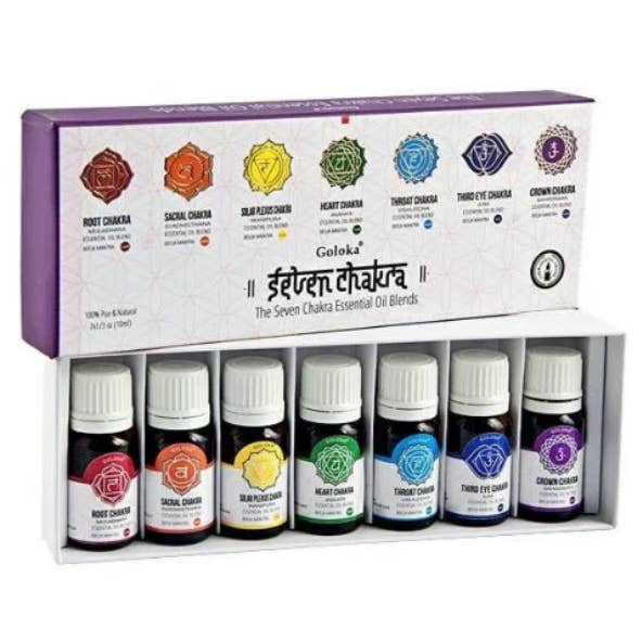 Ethike.eu - Vendita all'ingrosso Olio essenziale - Set oli Goloka sette chakra - 7 pezzi2