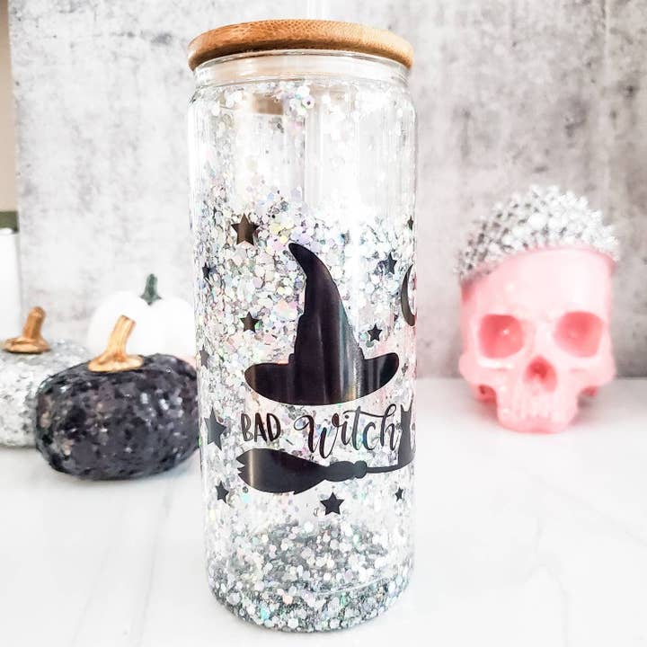 Salt and Sparkle - Wholesale Drinking Glass/Cup - Halloween Iced Coffee Cup8