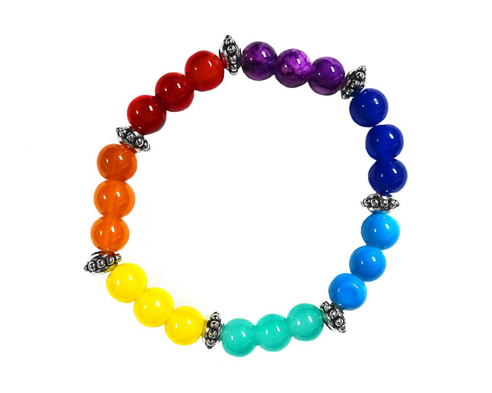 Pichincha - Wholesale Beaded Bracelet - Multicolored Large Beaded Ball Stretchy Bracelet1