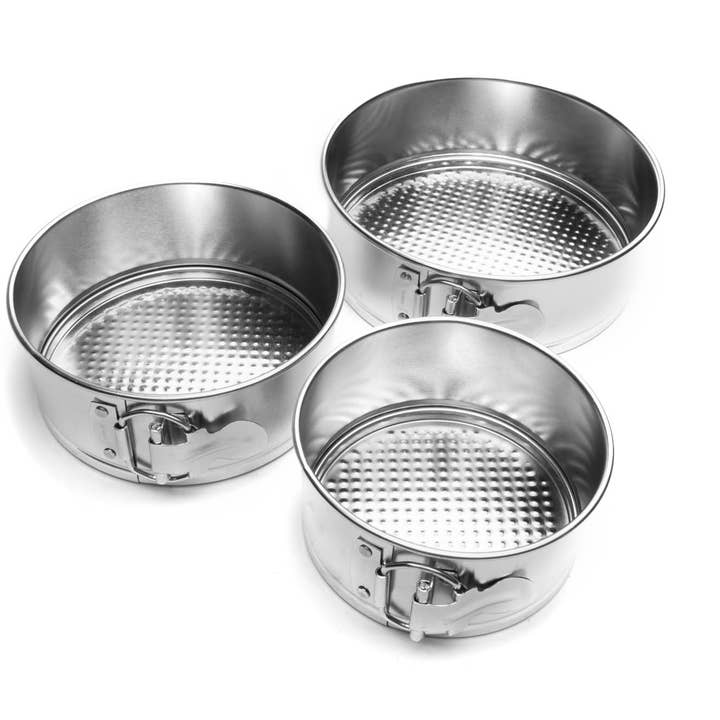 Fox Run Brands - Wholesale Cake tin - Fox Run Mini Springform Pan Set, Tin-Plated Steel, 3-Piece3