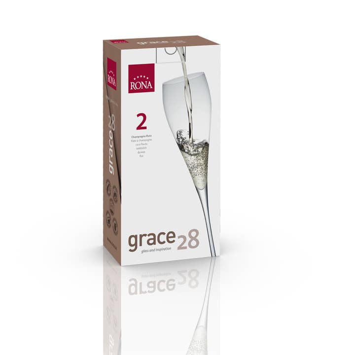 RONA - Wholesale Champagne Flute - RONA Grace Champagne Flute | 10 oz. | Set of 2