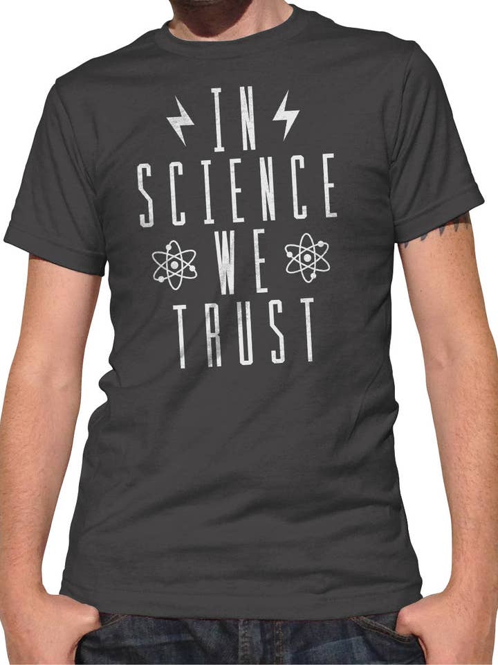 Men's In Science We Trust T-Shirt for wholesale by Boredwalk