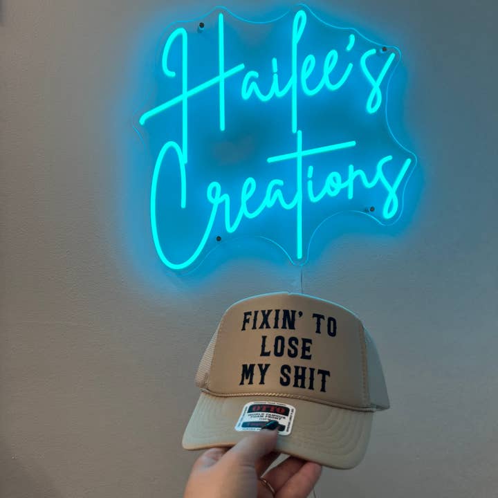 Fixin' to Lose My Sh*T Trucker Hat for wholesale by Hailee’s Creations
