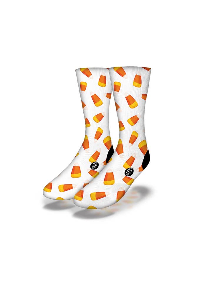 Savvy Sox - Wholesale Socks - Unisex - Kooky CANDY CORN PATTERN Halloween Socks