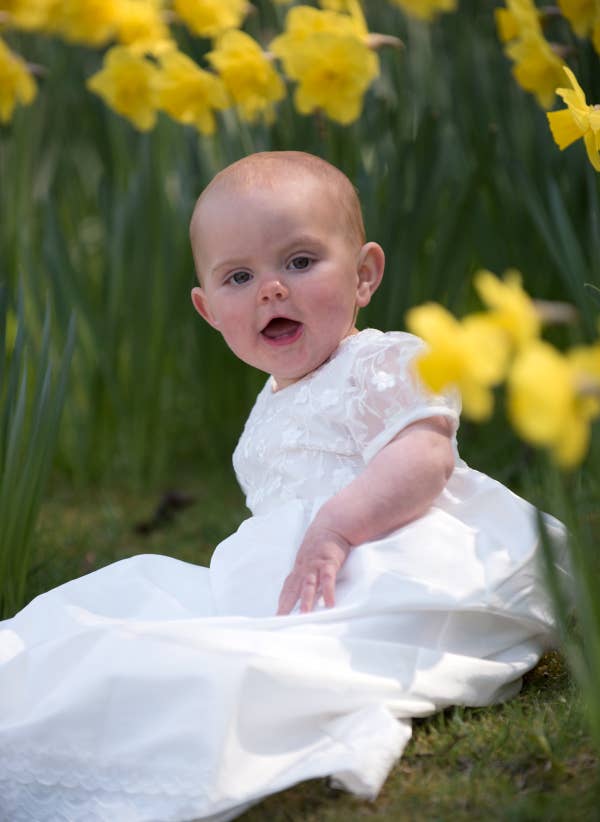 The Heritage Collections – wholesale Clothing set – Baby – Traditional Lace Bodice Christening Robe & Matching Bonnet7