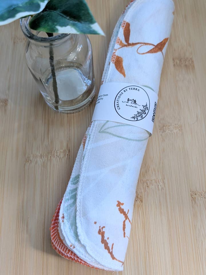 Reusable Paper Towel -Handmade - Eco-Friendly - Cotton for wholesale by Creations by Terra