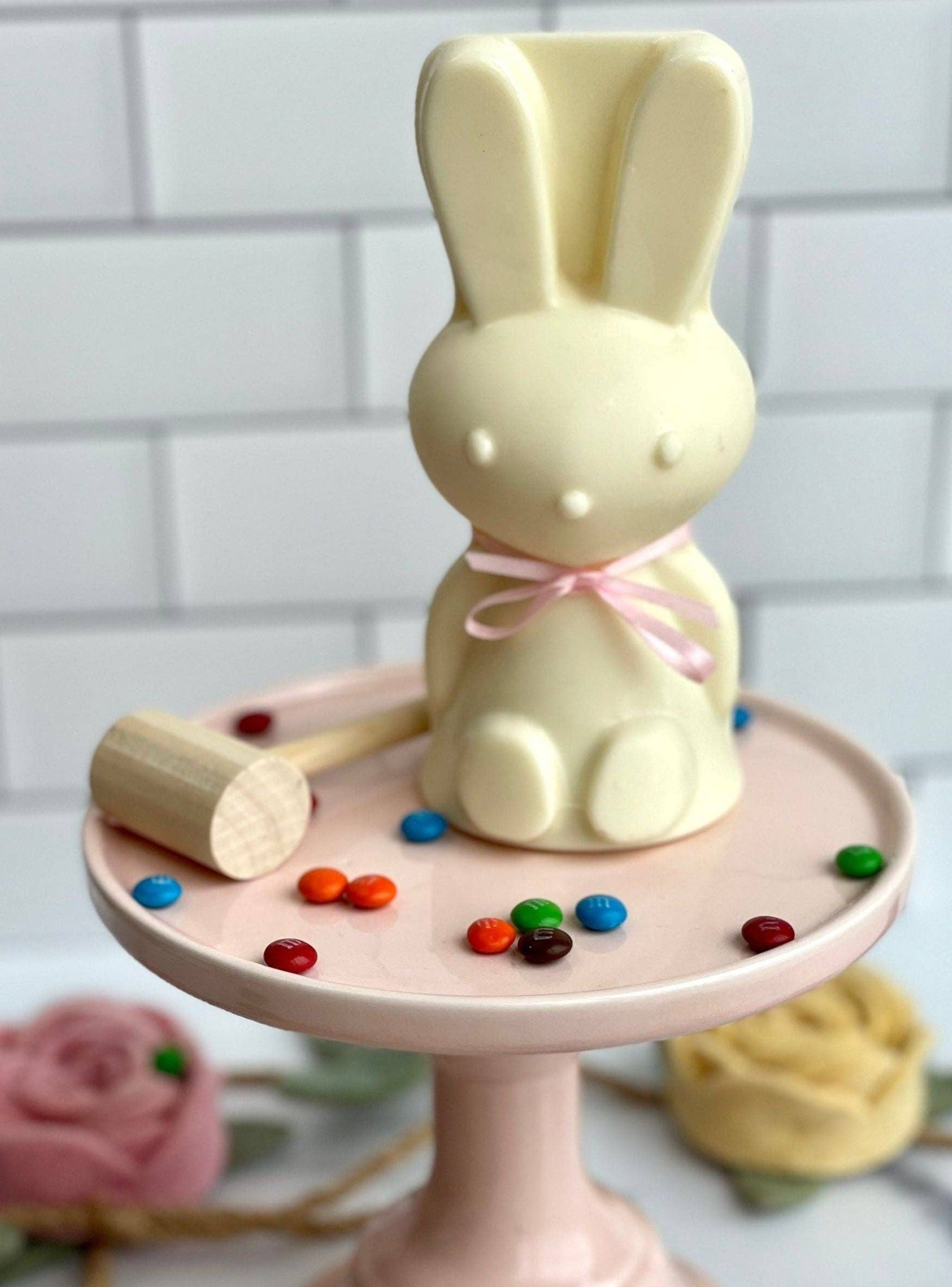 Chocolates Unlimited by Denise - Wholesale Chocolate - Breakable Chocolate Easter Bunny (Daisy)