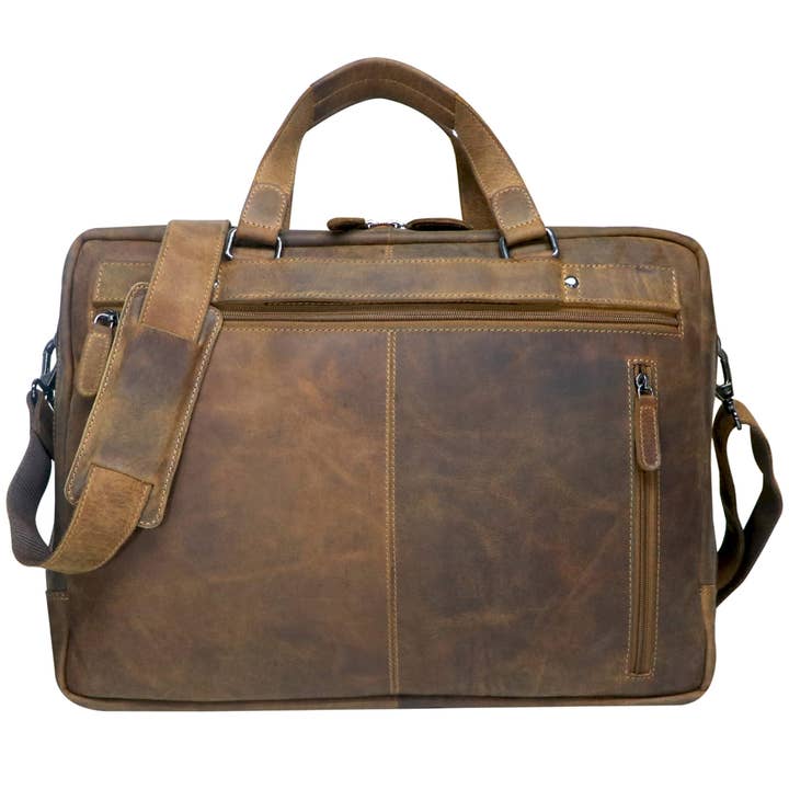 Greenwood – Mala para portátil - Unissexo por atacado – Saco para computador portátil senhora pasta castanha homem XL11