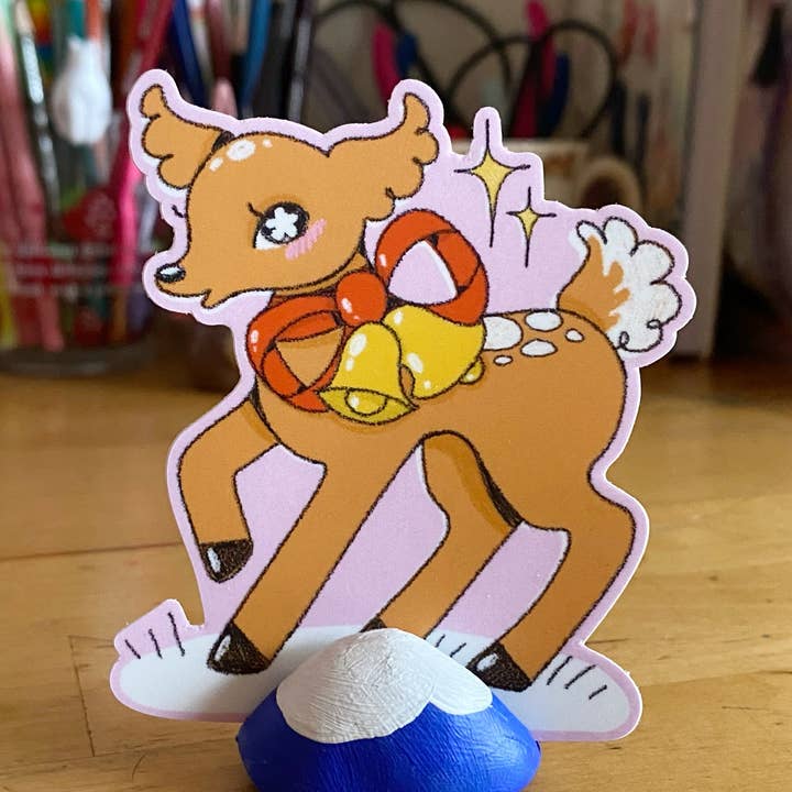 Adesivo Cerbiatto Festivo per la vendita all'ingrosso da parte di Sydney Warnes