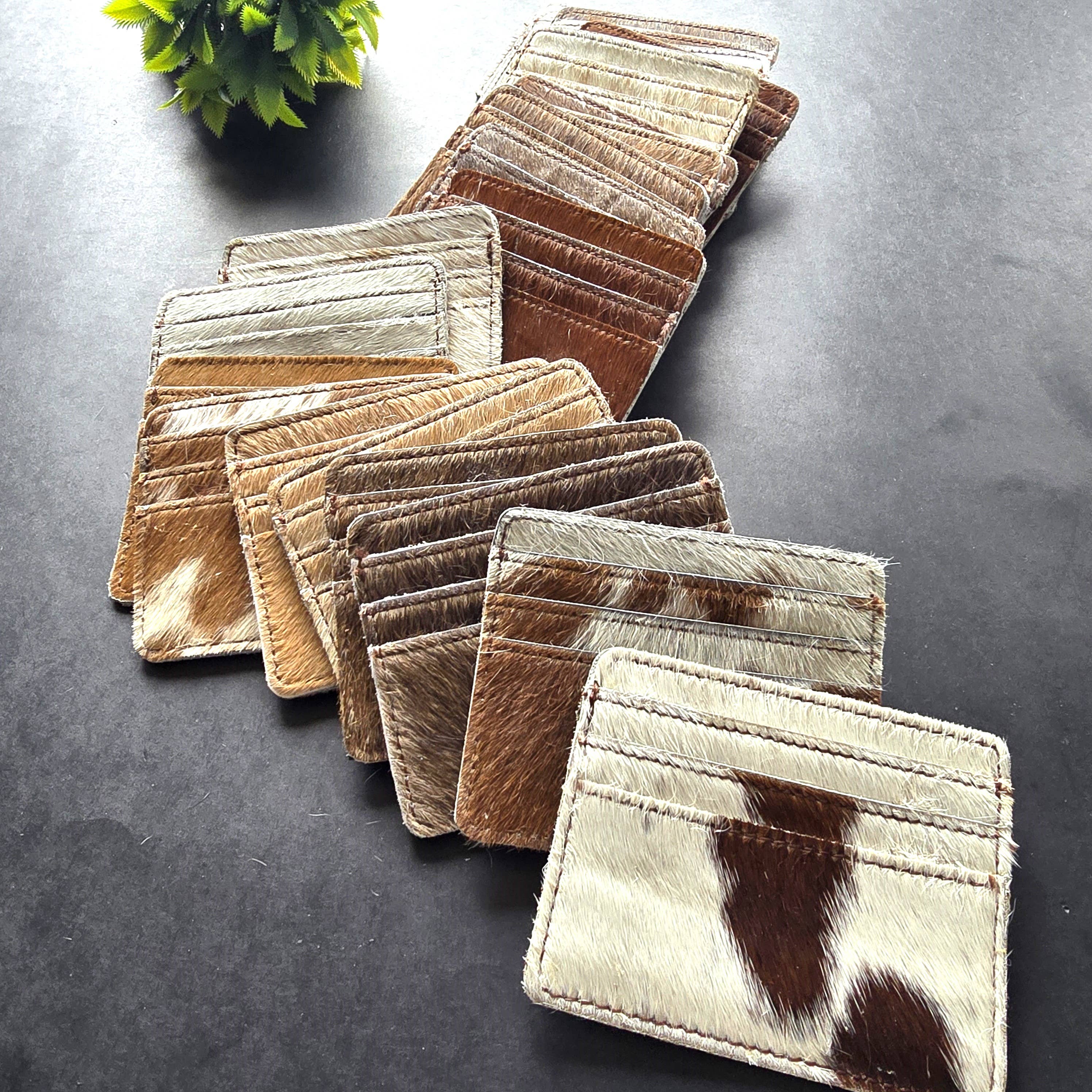 Ranchers Closet - Wholesale Card Holder - Women's - Genuine Hair-On Cowhide Wallet – Slim Western Card Holder6