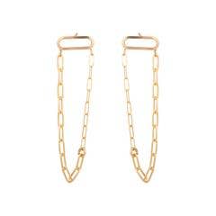 Limbo Jewelry - Wholesale Dangle Earrings - Link Dual Vert Earrings7