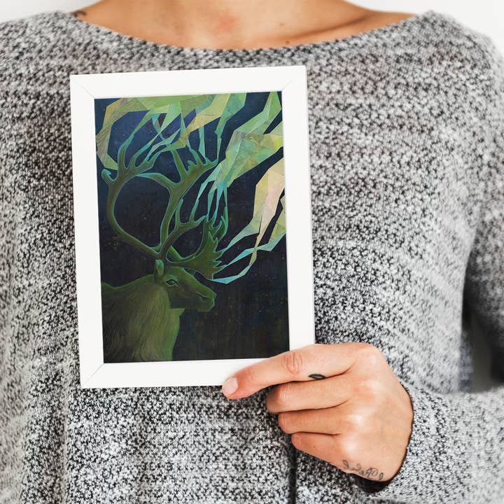 Real Wood Mini Art Print / Denali Dreams II for wholesale by Brianna Reagan Creates