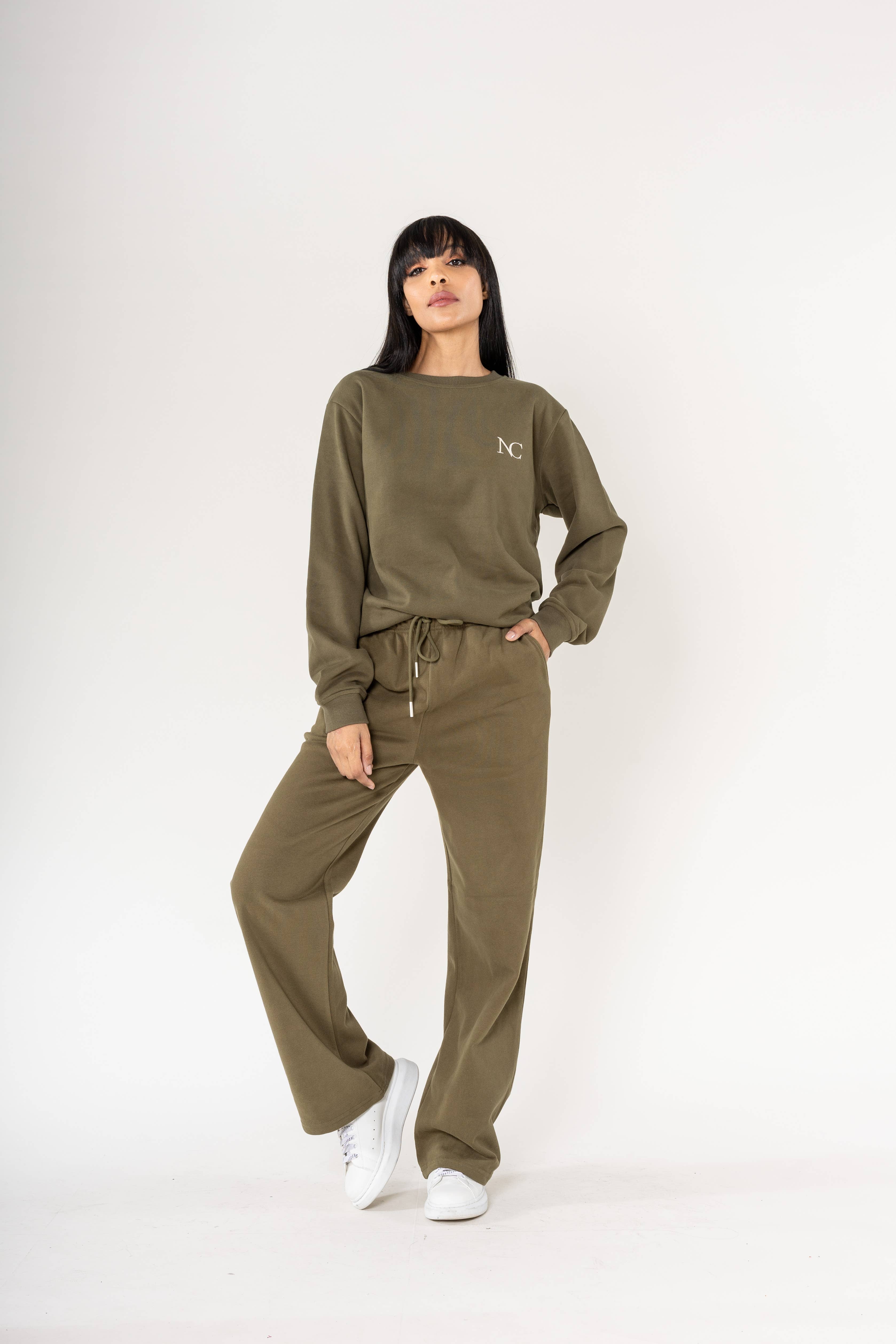 Nina Carter - Vendita all'ingrosso Set di top - Donna - Completo jogging Nina Carter con calzini svasati F022+F0231