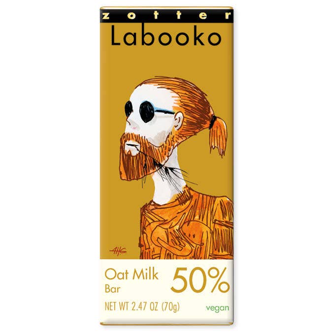 Zotter Chocolates - Wholesale Chocolate Bar - 50% Oat Milk (Labooko)2