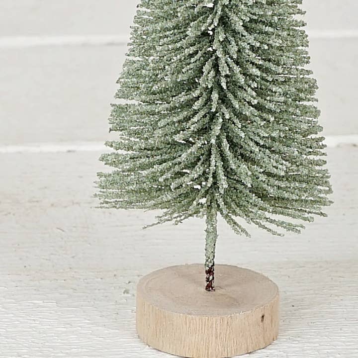 Impressive Enterprises, Inc. - Wholesale Christmas Decoration - M32700-8inH Macaron theme bottle brush tree-Sage2