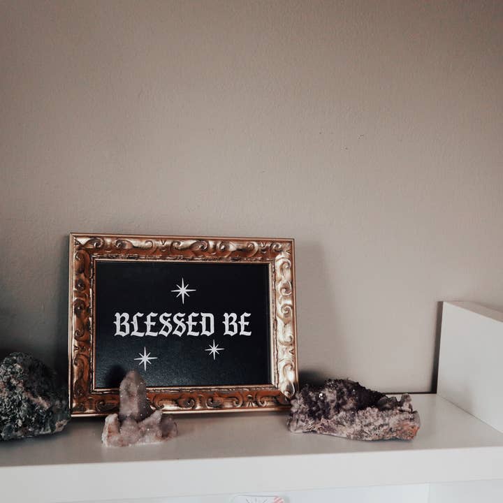 Lady Moon Co.® - Wholesale Sign - Blessed Be Print1