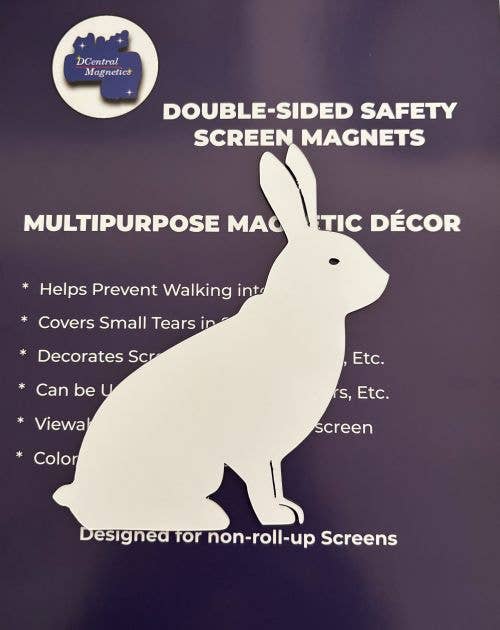 DCentral Magnetics - Wholesale Magnet - DCentral® Rabbit Flexible Vinyl Safety Screen Magnet 3
