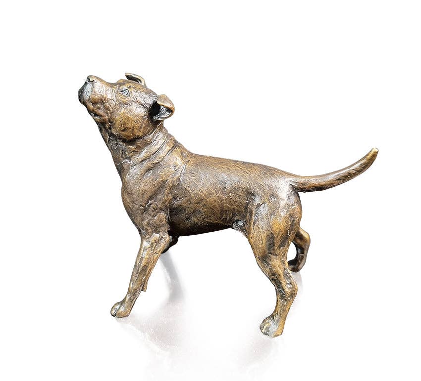 Richard Cooper Bronze – wholesale Decorative figurine – Staffordshire Bull Terrier (1193)0