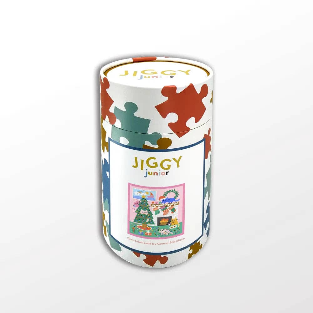 JIGGY Puzzles - Wholesale Puzzle - Kids - JIGGY Junior, Christmas Cats by Genna Blackburn1
