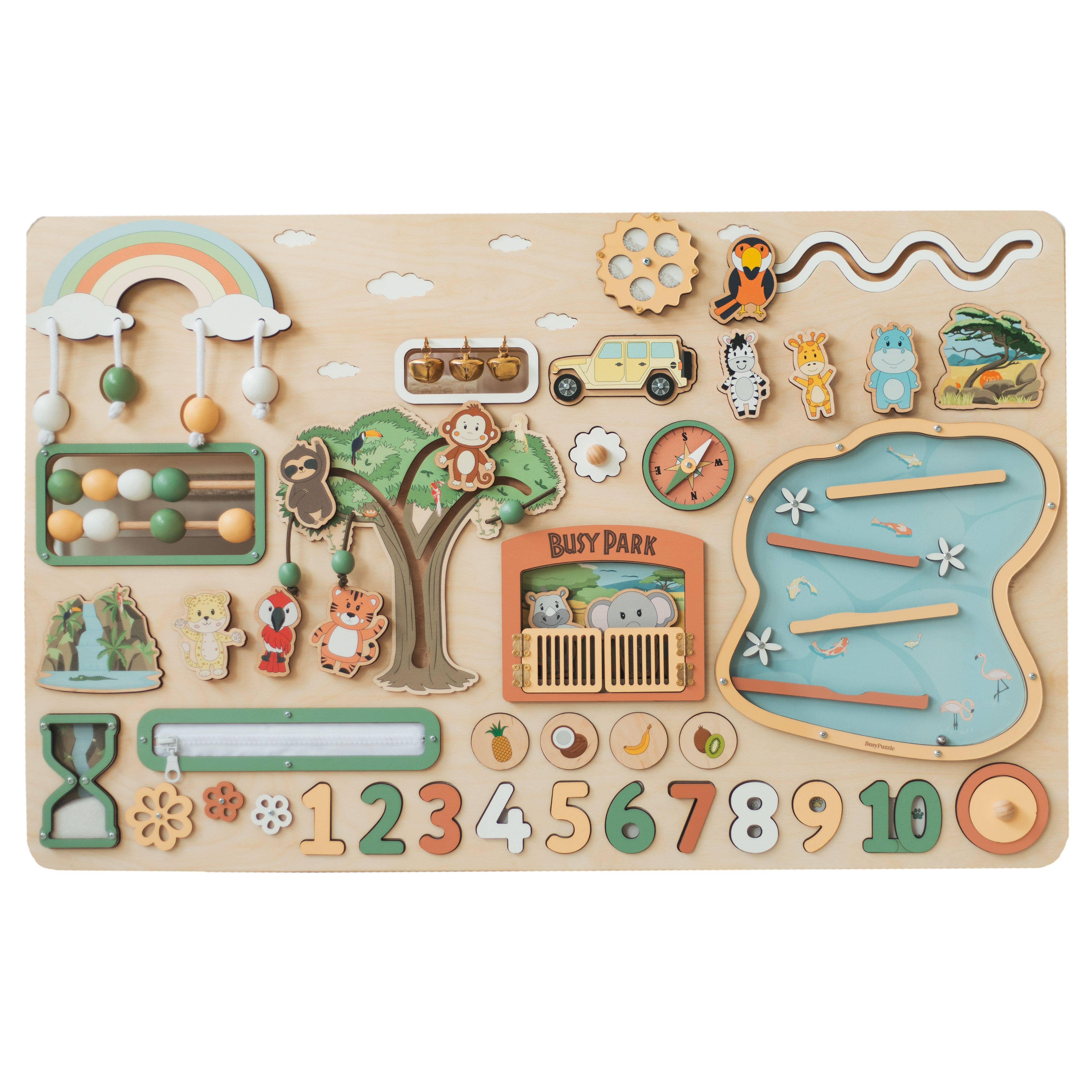 Busy Puzzle - Wholesale Wood Toy - Kids - Busy Board XXL6