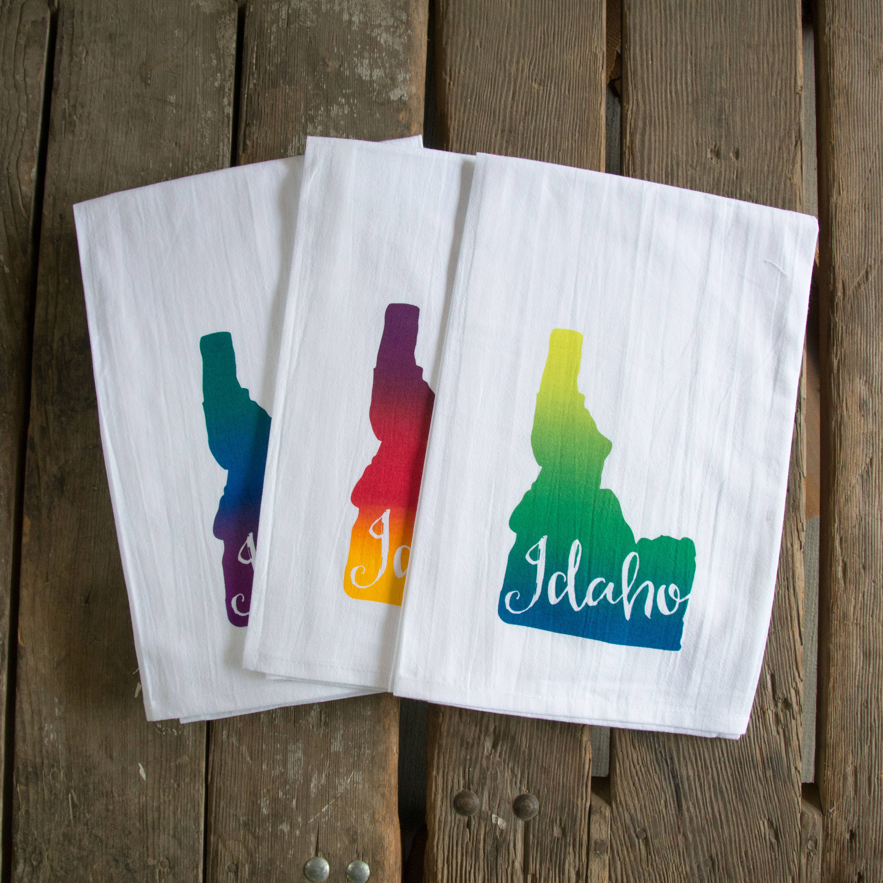 Ladybug Press - Vente Torchons - Torchon Sérigraphié Idaho5