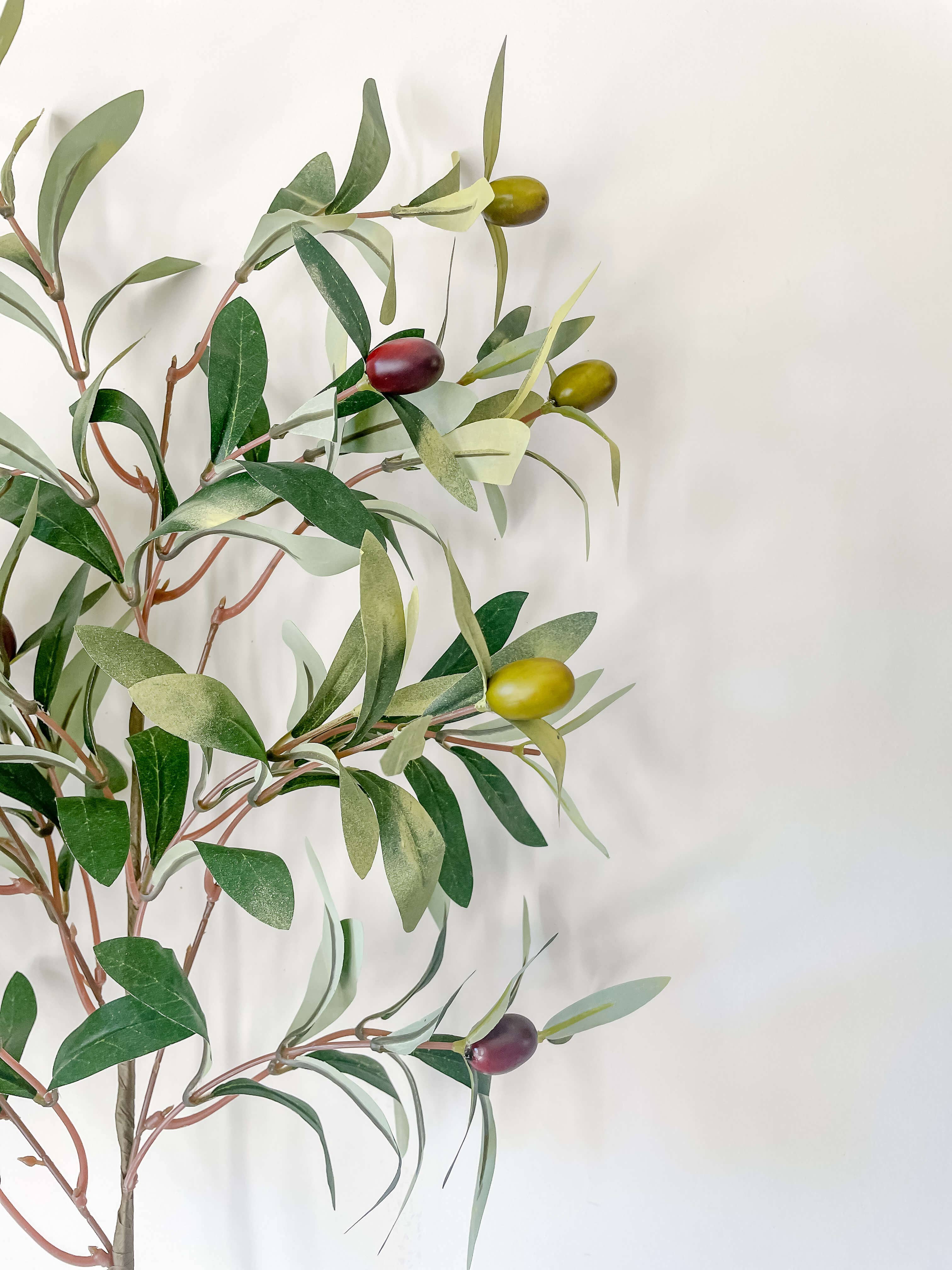 Hycroft Home Decor - Wholesale Artificial Plant - Olive Branch Stem 31" Faux Greenery3