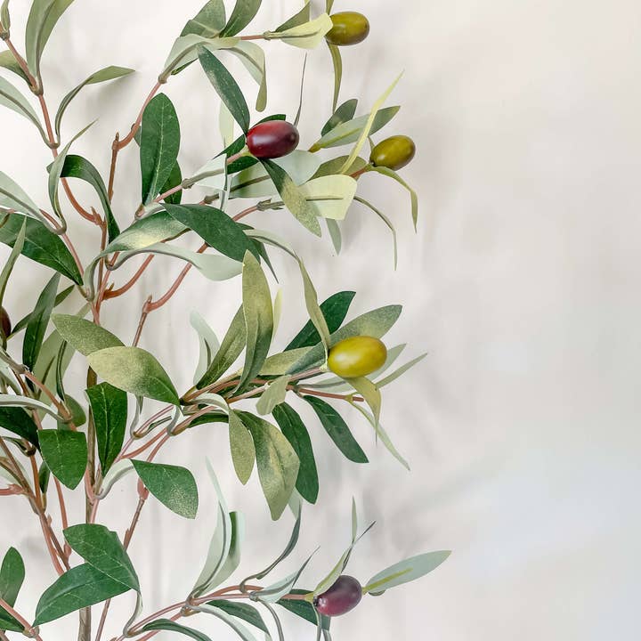 Hycroft Home Decor - Wholesale Artificial Plant - Olive Branch Stem 31" Faux Greenery3