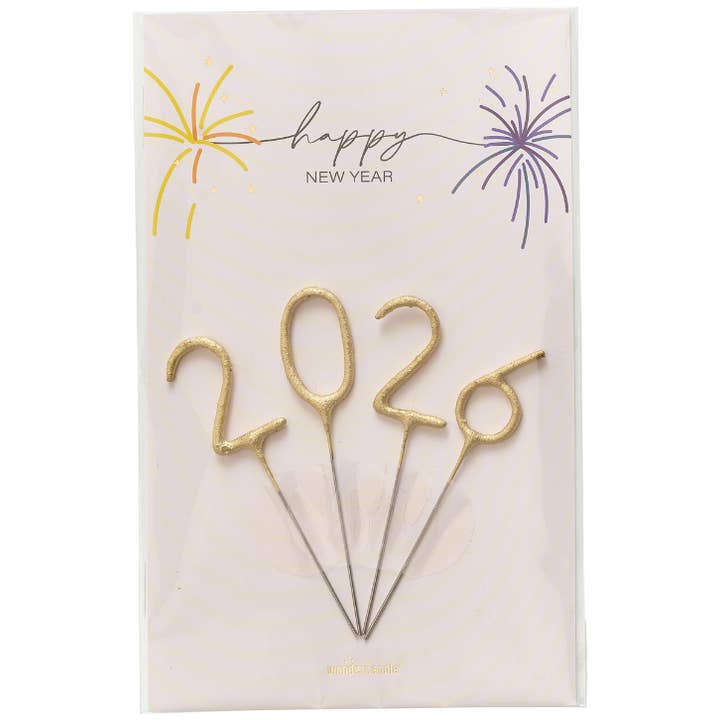 Frohes neues Jahr 2026 Gold Classic Wunderkarte for wholesale by Wondercandle