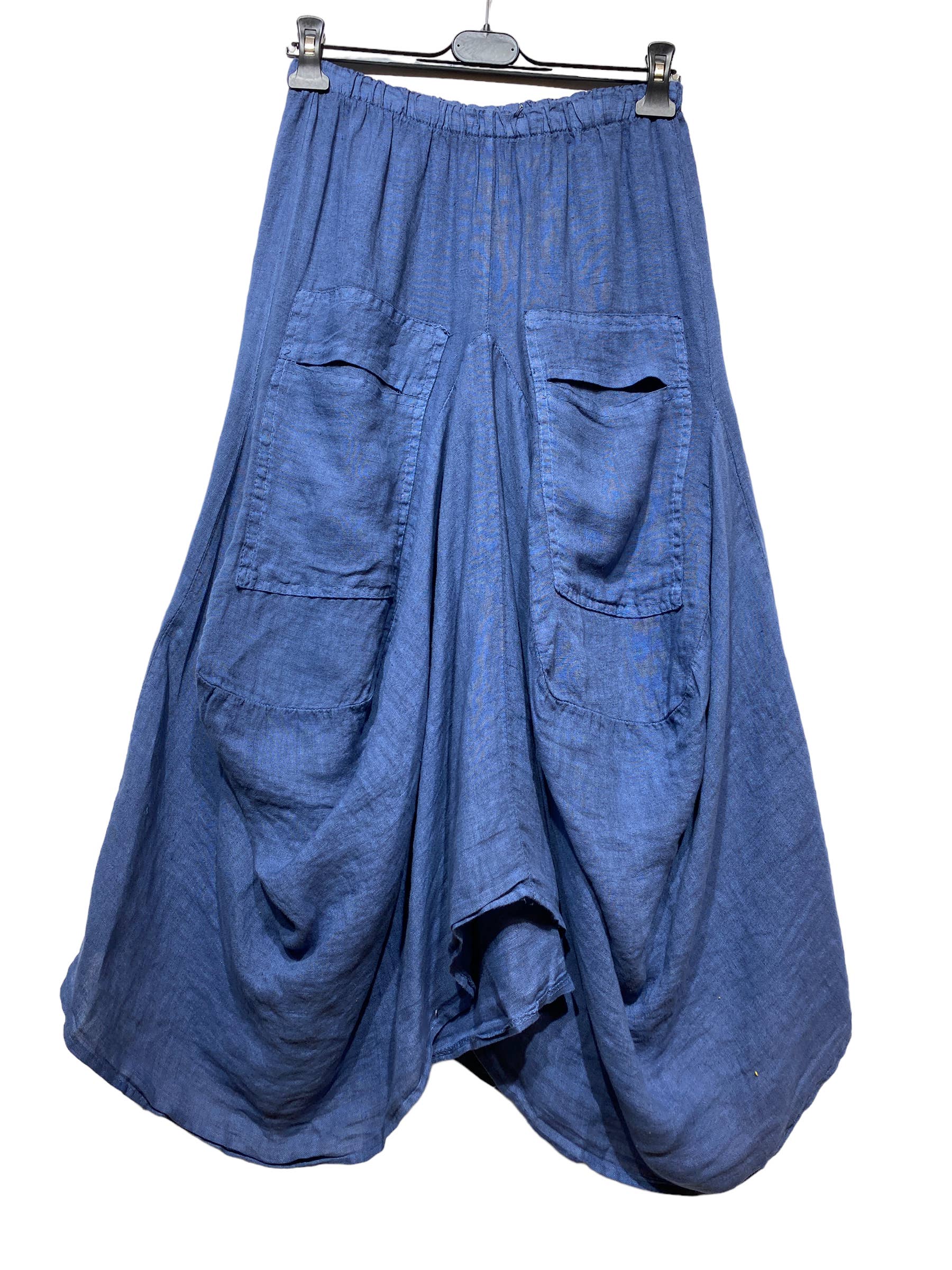 LINEN & COTTON HOUSE - Wholesale Jumpsuit - Women's - LINEN SAROUEL SKIRT WITH POCKETS 9917 663339