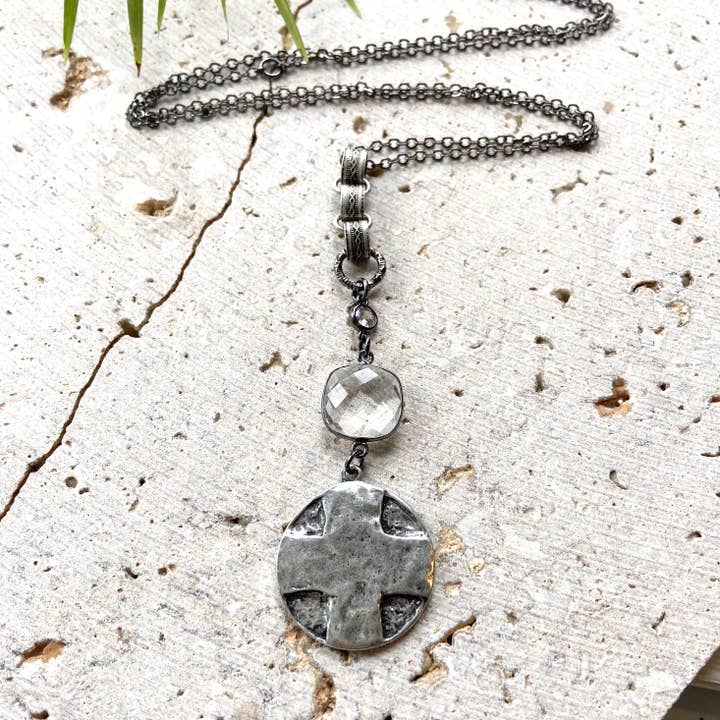 VB&CO Designs Handmade Jewelry - Wholesale Pendant/Charm Necklace - Lord’s Prayer necklace religious Christian vintage God