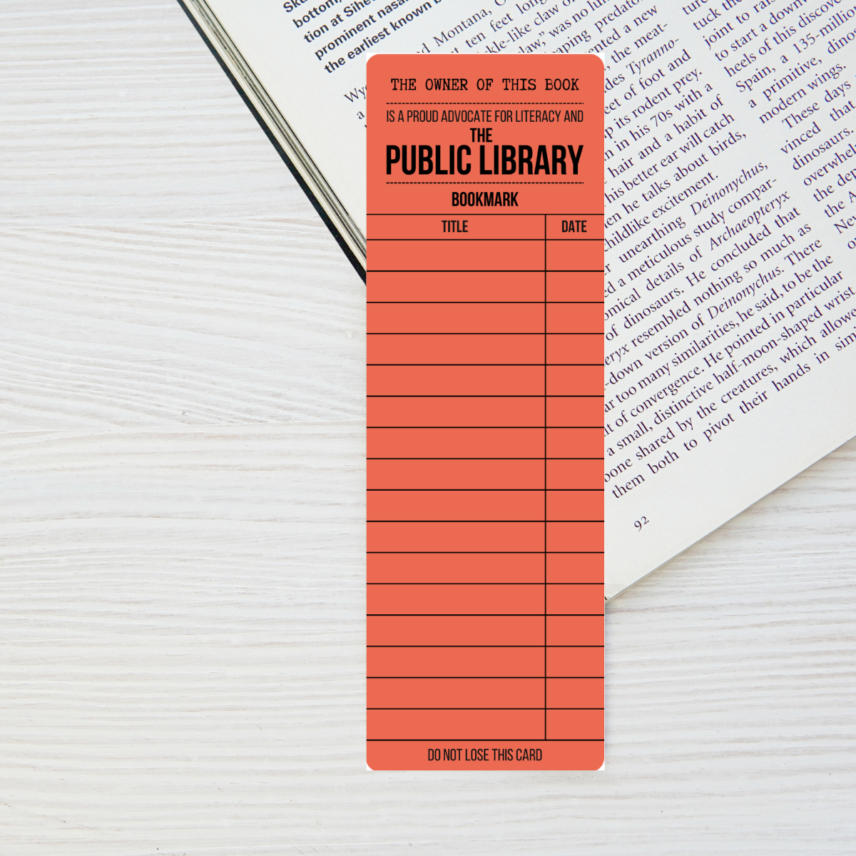 inviting affairs paperie - Wholesale Bookmark - Public Library Bookmarks 1