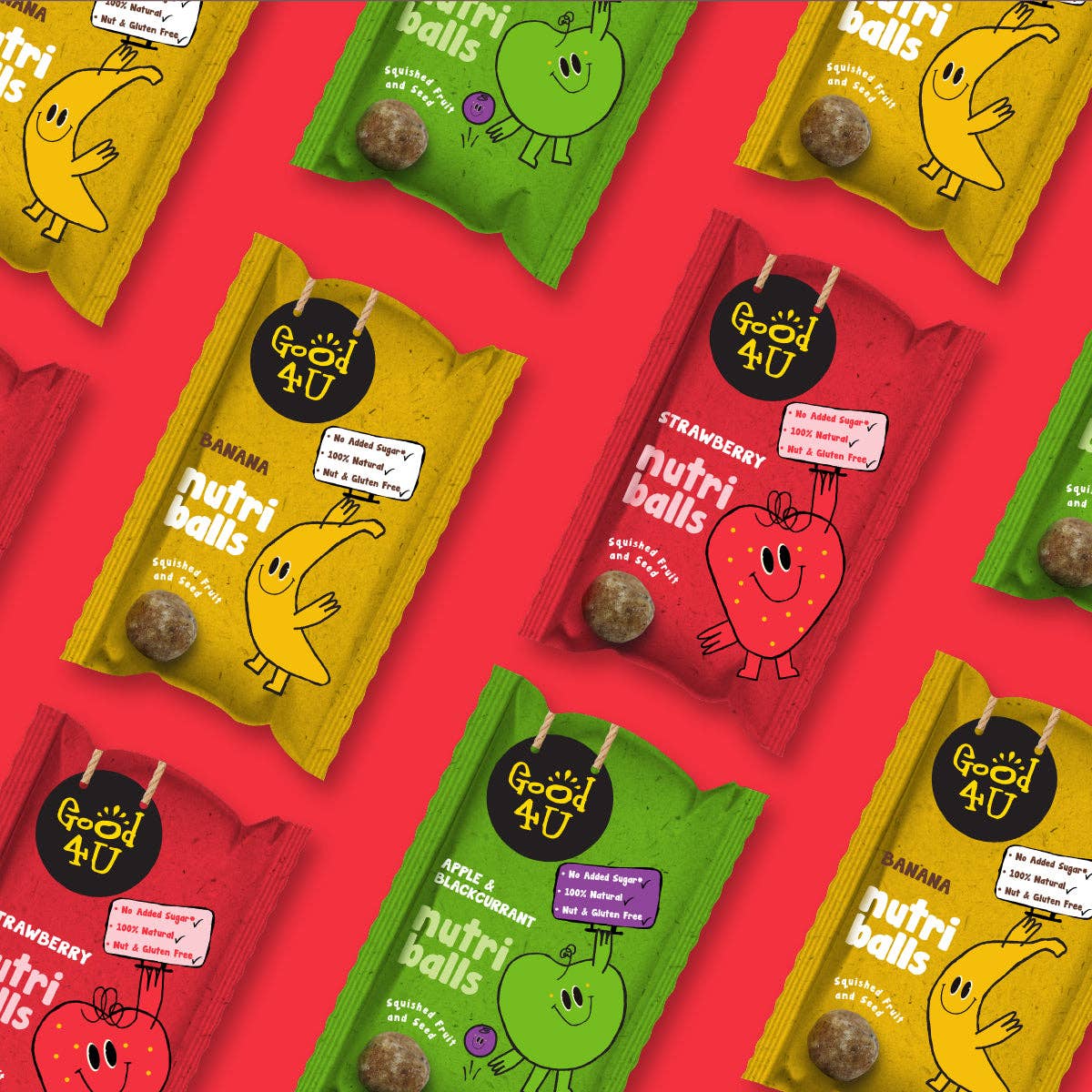 Good4U - Wholesale Fruit Snacks - Strawberry Nutri Balls9