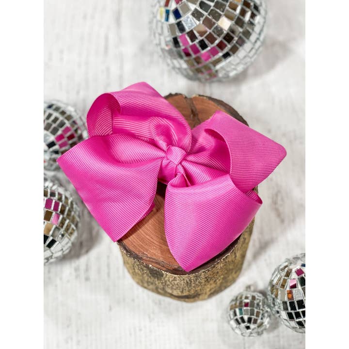 The Hair Bow Company - Wholesale Hair Bow - Kids - Classic Grosgrain Hair Bow - Alligator Clip - 4.5"24