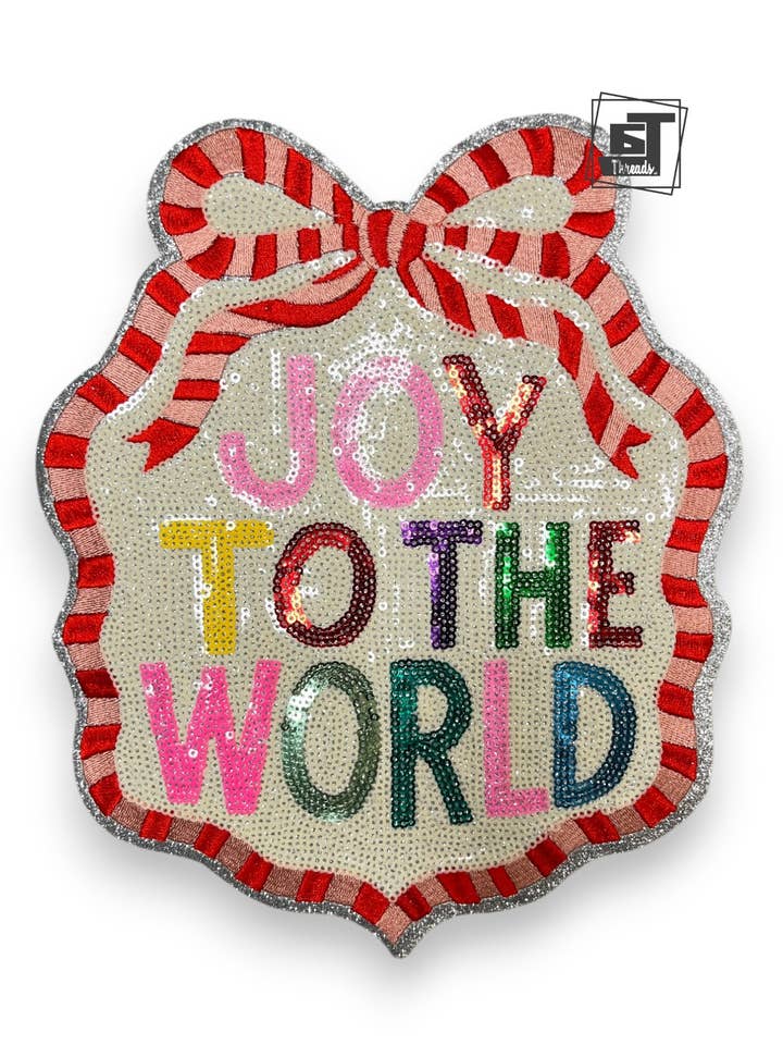 Paillettes Joie au Monde....Patches Seulement pour la vente par 6j Threads LLC