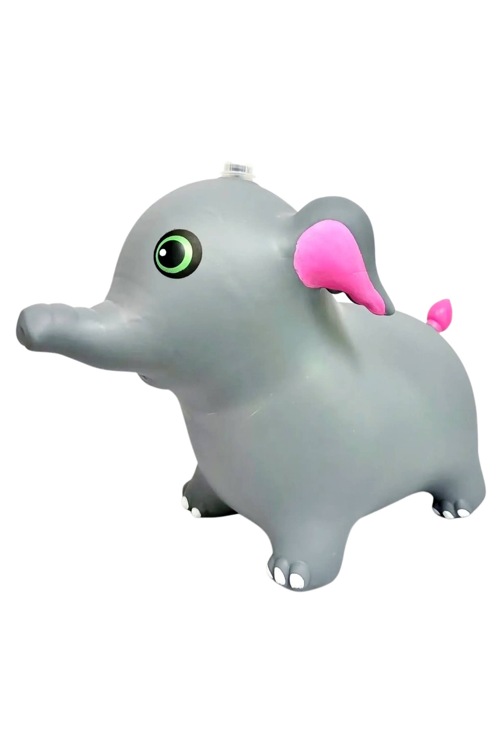 GRAY Kids Jumbo Elephant Inflatable Hopper Toy for wholesale on Faire3