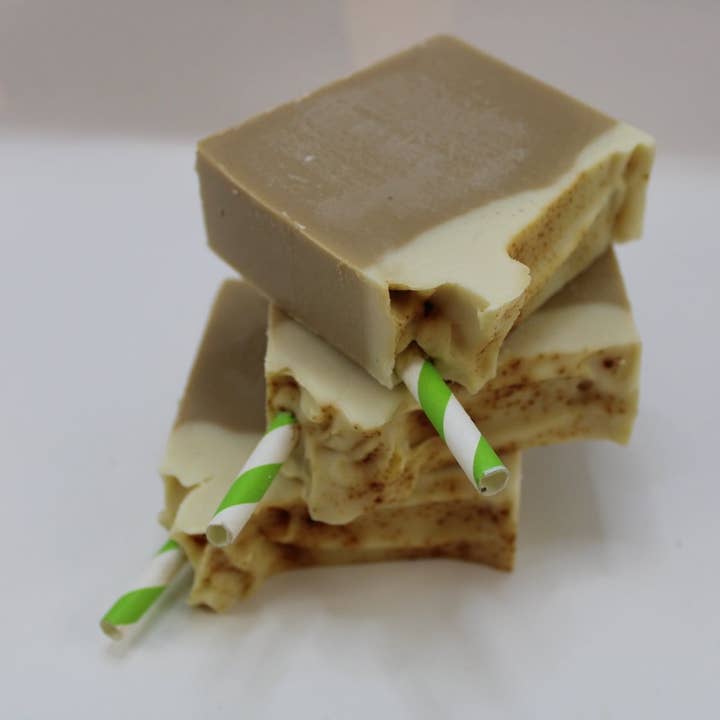 Matcha Latte Bar Soap for wholesale by BodyGarbage
