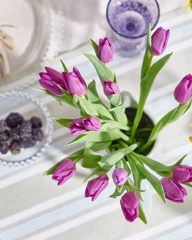 Dibor – wholesale Vase – Ribbed Blue Pitcher Jug Vase5