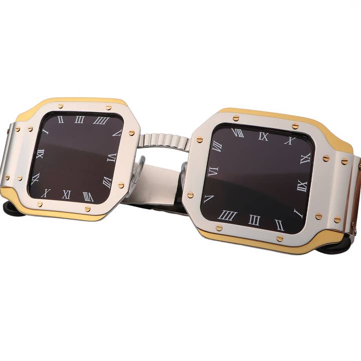 VF TIMELESS COLLECTION: 24KT WHITE GOLD YELLOW GOLD BEZEL for wholesale by Vintage Frames Company