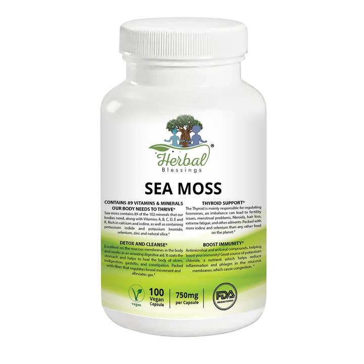 See-Moos-Oralsupplement mit 89 Vitaminen und Mineralien für den Großhandel von Thee Herbal Blessing