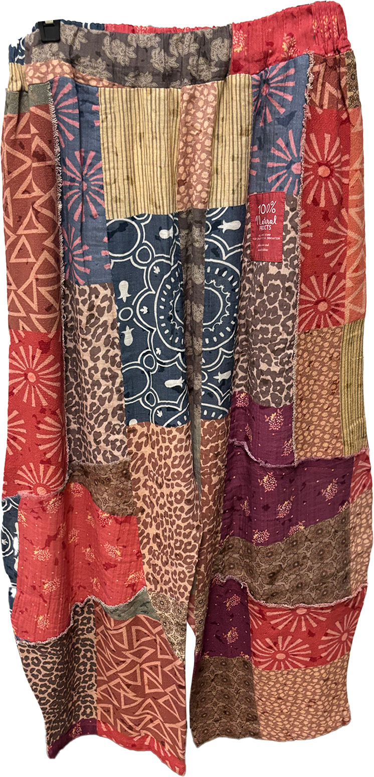 LeParisPetit by I Love Linen - Wholesale Pants - Women's - Harem Pants in Cotton Gauze—Six (6) Patterns/Colors4