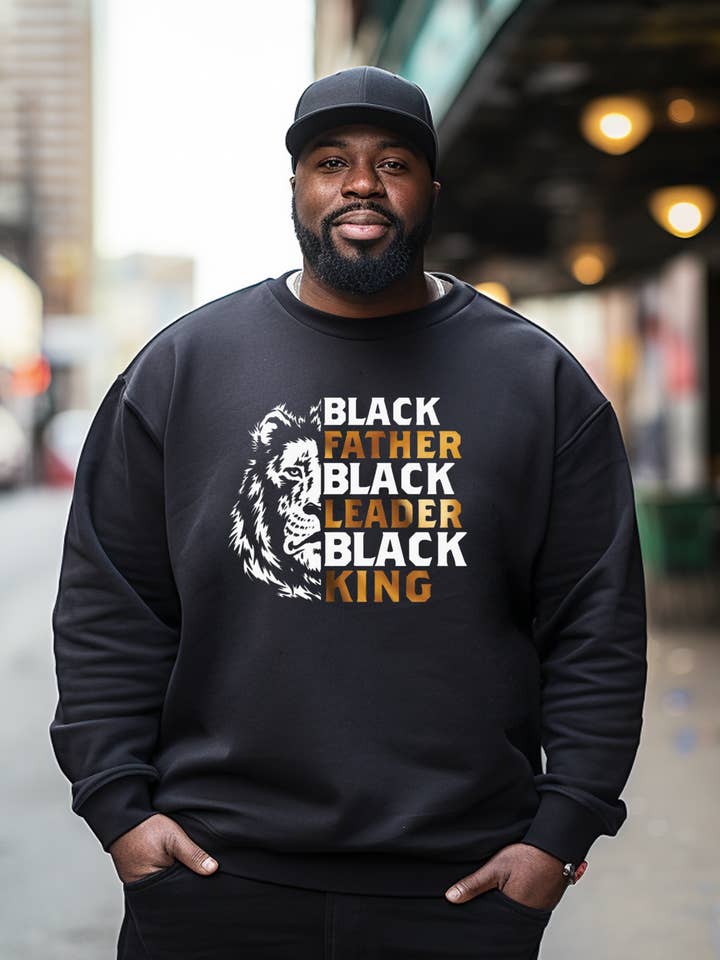 Black Father Sweatshirt for wholesale on Faire
