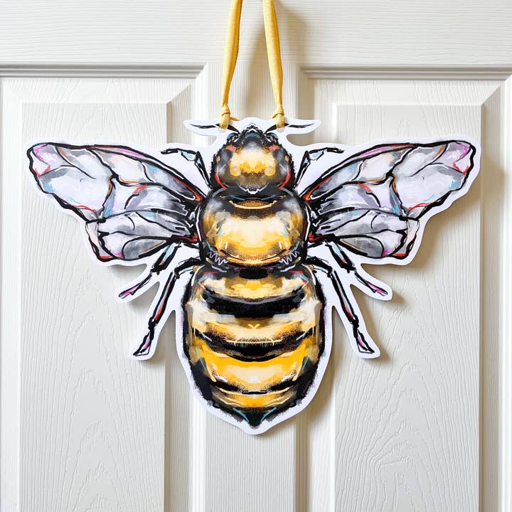 Home Malone – Großhandel Türdekoration – Türhänger mit Bienenmotiv — New Orleans Frühling/Sommer-Dekoration für den Außenbereich3