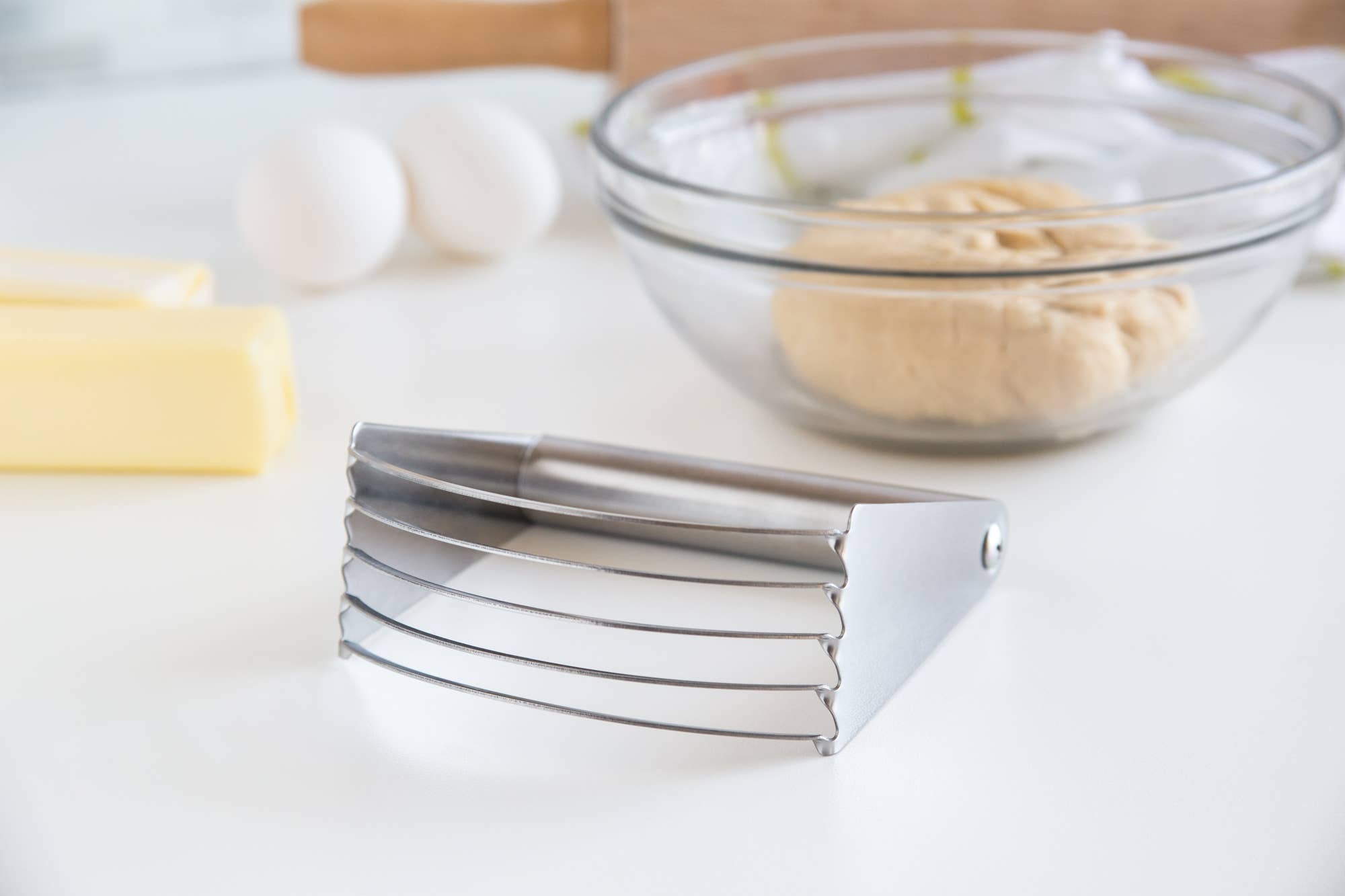 Fox Run Brands - Wholesale Kitchen Tool/Gadget - Fox Run Dough Blender, Stainless Steel, 4.75" x 4" x 1.75"2