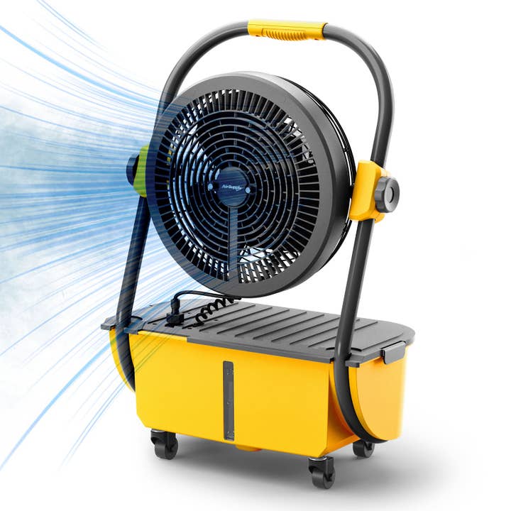 TURBRO - Wholesale Small/Handheld Appliance - AirSupply MS12 Portable Mist Fan with 19,200mAh Battery